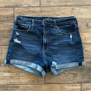 Abercrombie denim shorts highrise